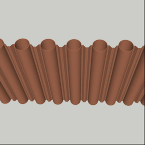 Mucchio di tubi e composizione del mucchio di fogli Z.